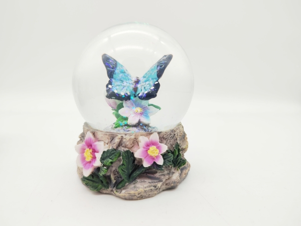 Glitter Ball Butterfly Blue